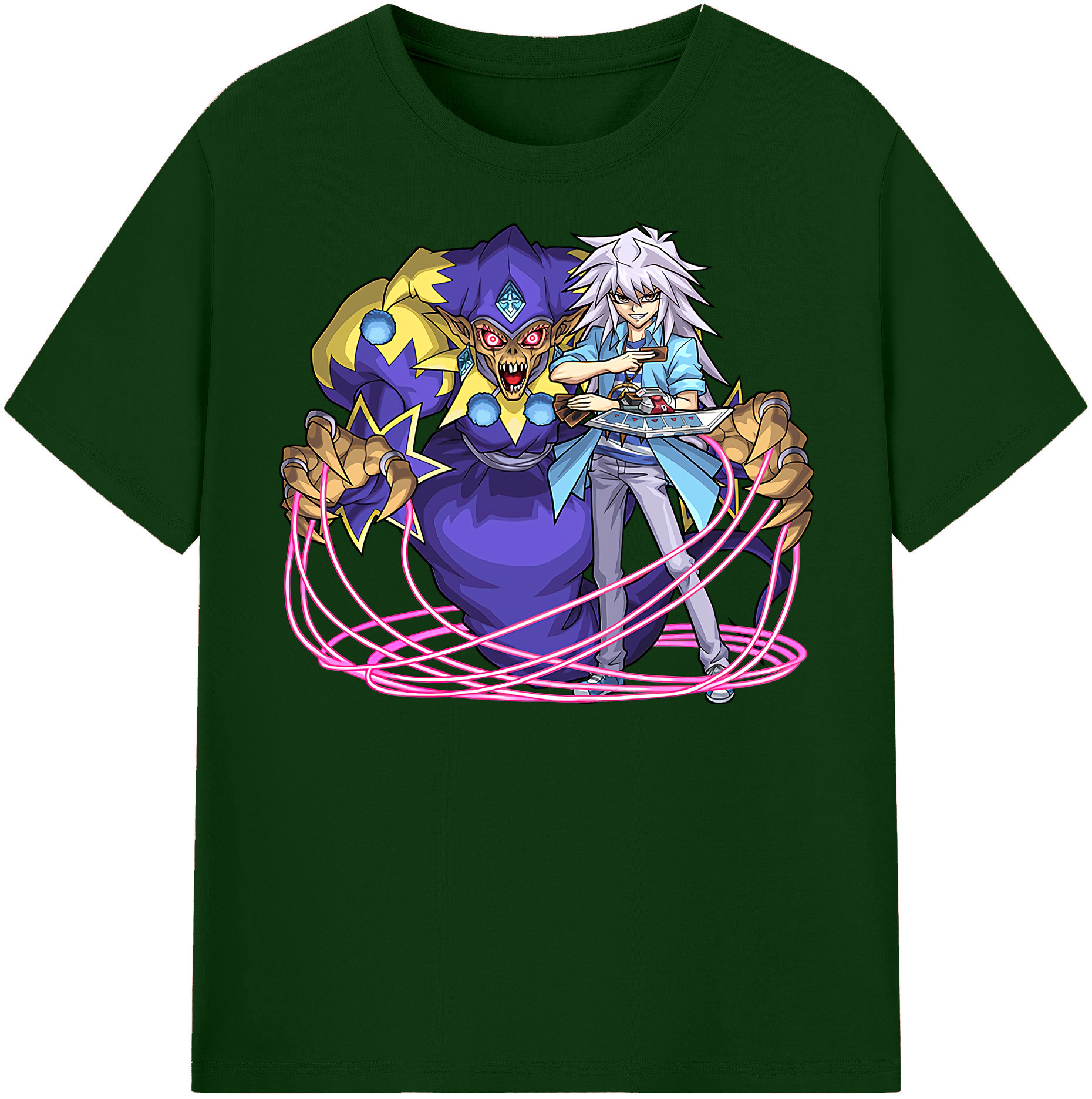 （画像用） 遊☆戯☆王 Yu-Gi-Oh! 綿100％半袖Tシャツ（フロントプリント）